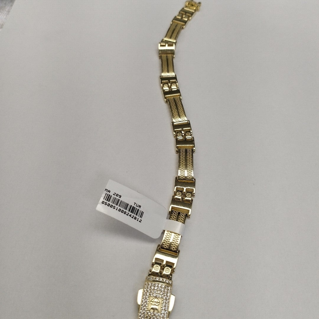 PULSERAS CABALLERO ORO 14K 25.2 (NUEVO)