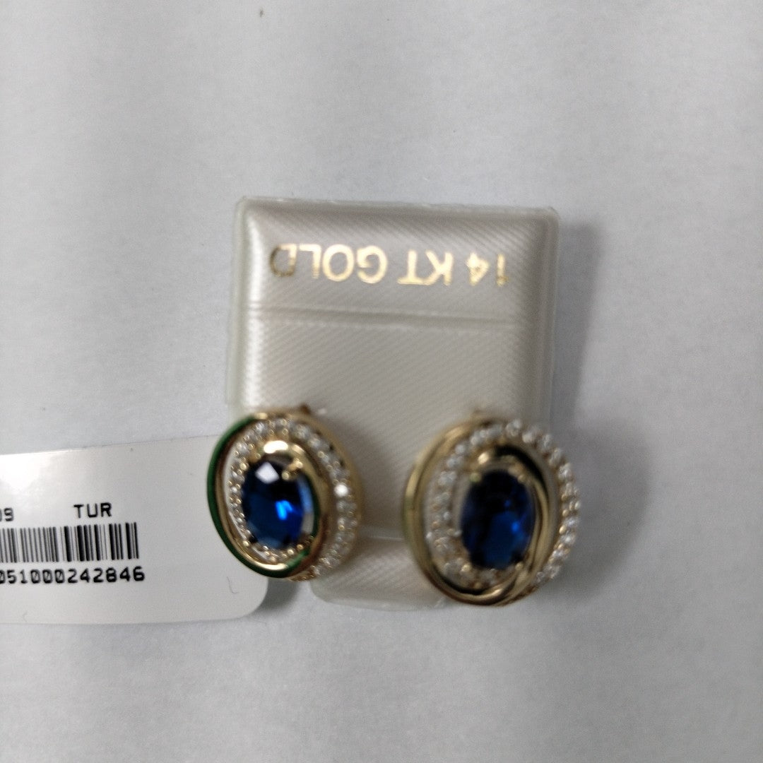 BROQUELES ORO 14K 3.3 (NUEVO)