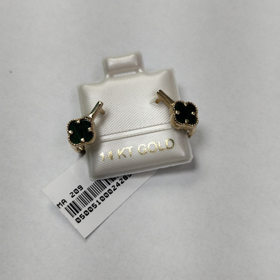 BROQUELES ORO 14K 2.3 (NUEVO)