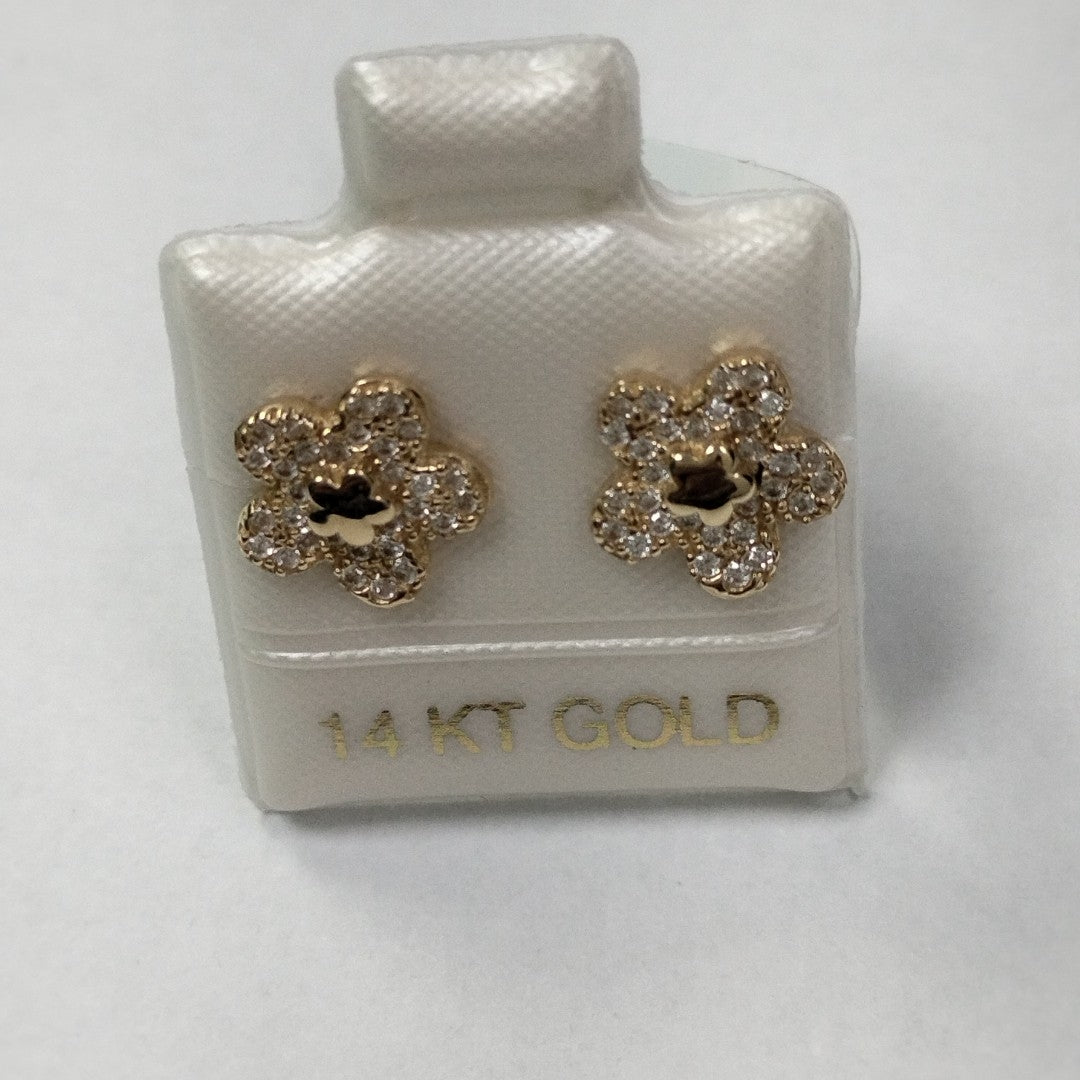 BROQUELES ORO 14K 1.8 (NUEVO)