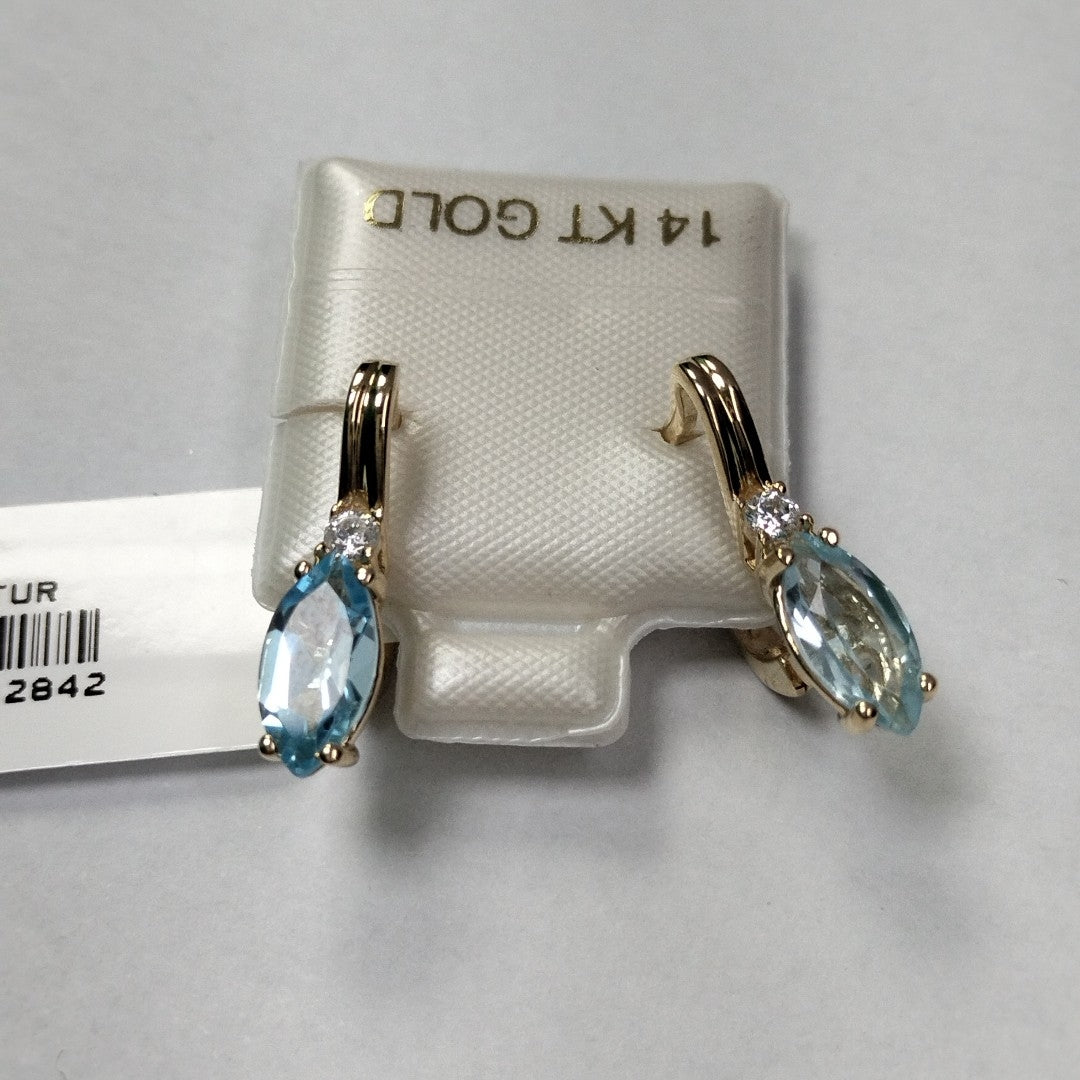 BROQUELES ORO 14K 3.6 (NUEVO)