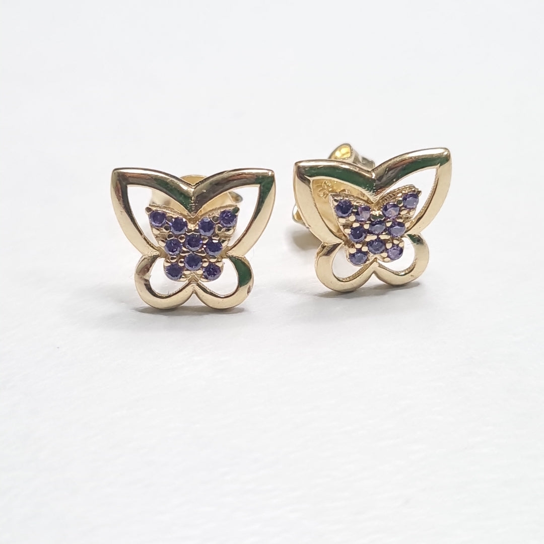 BROQUELES ORO 14K 1.5 (NUEVO)