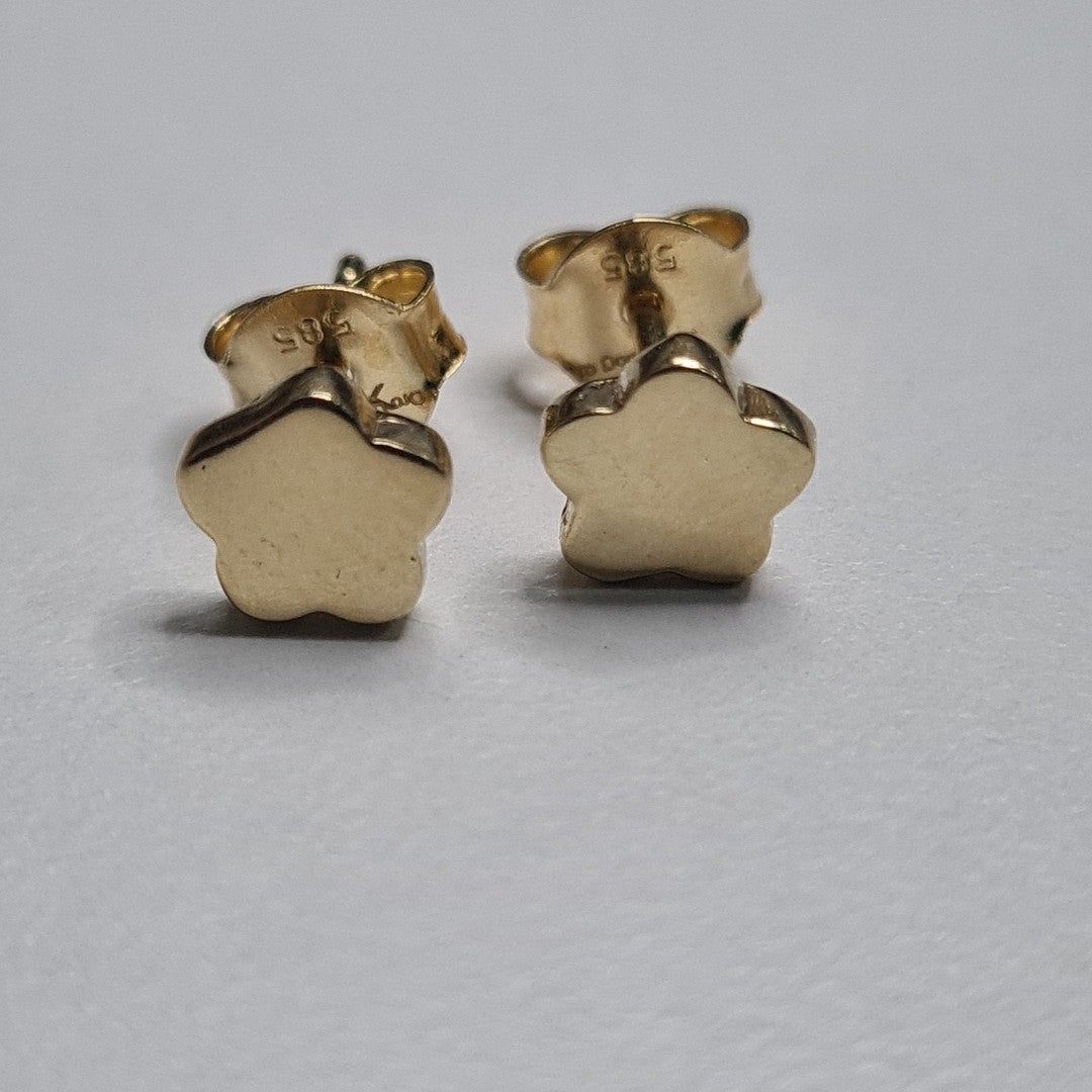 BROQUELES ORO 14K 1.1 (NUEVO)