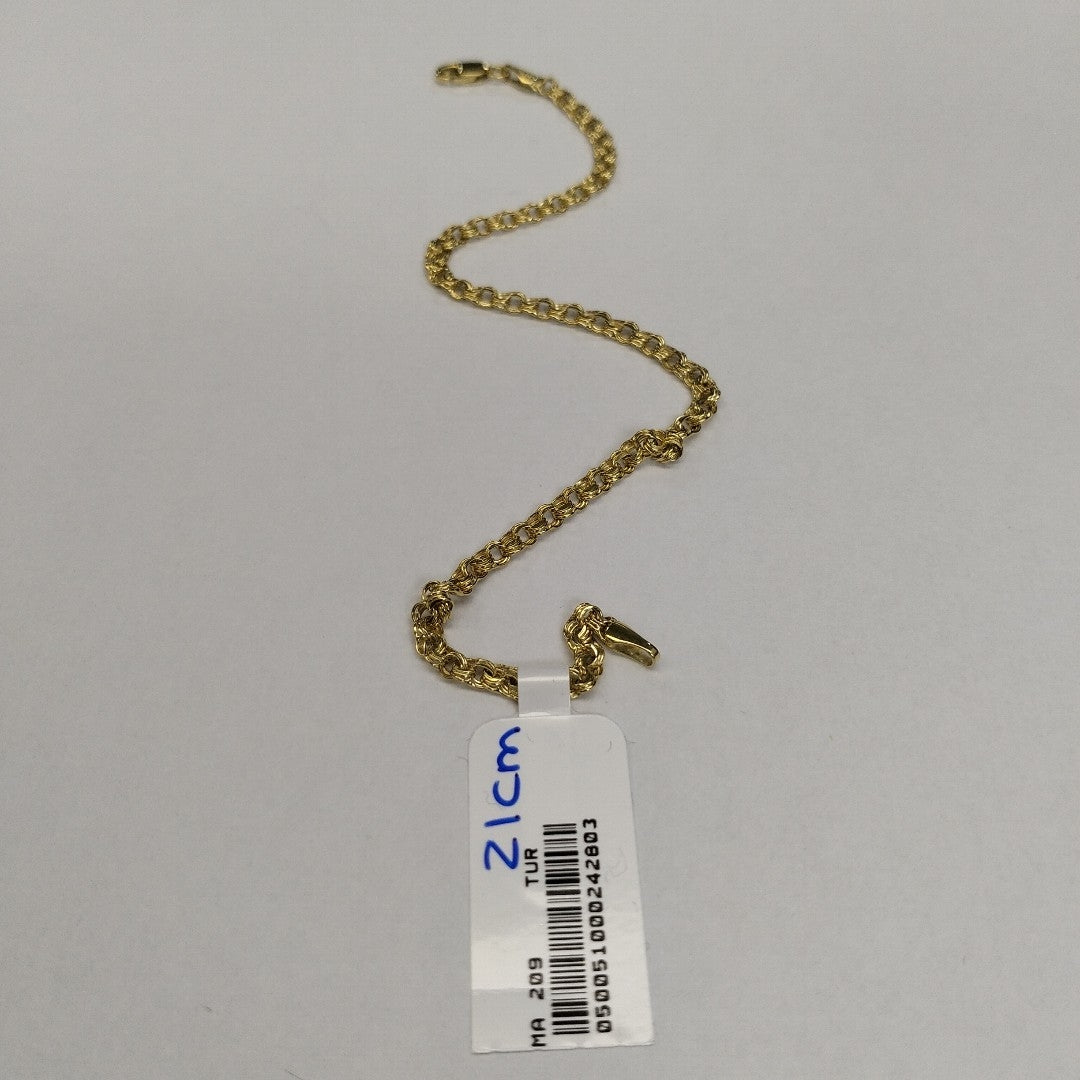 PULSERAS CABALLERO ORO 14K 1.8 (NUEVO)