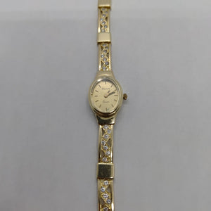 RELOJ CAJA Y PULSO ORO. ORO. 14 K 26.1 GRMS (SEMINUEVO)