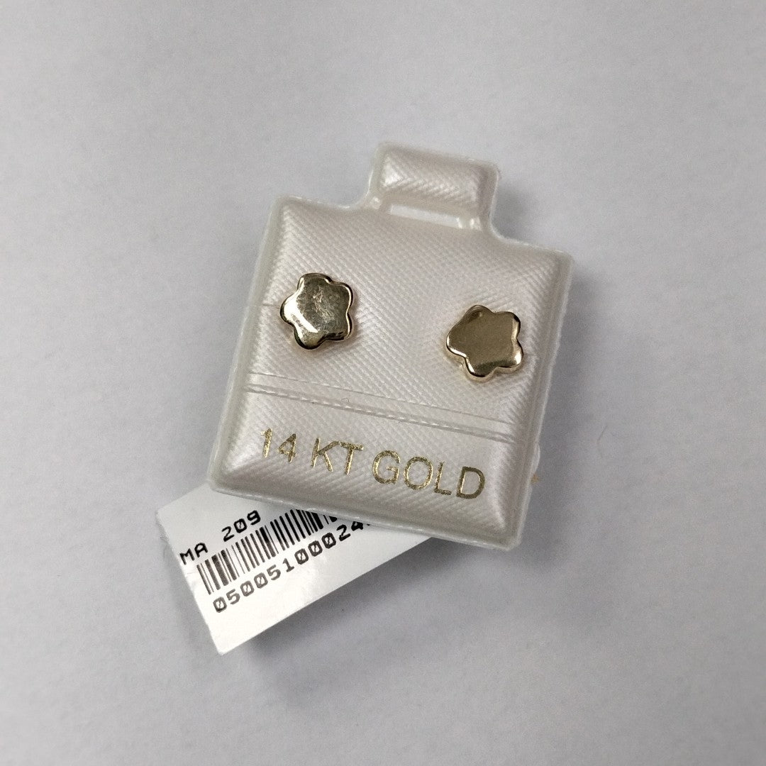 BROQUELES ORO 14K 1 (NUEVO)