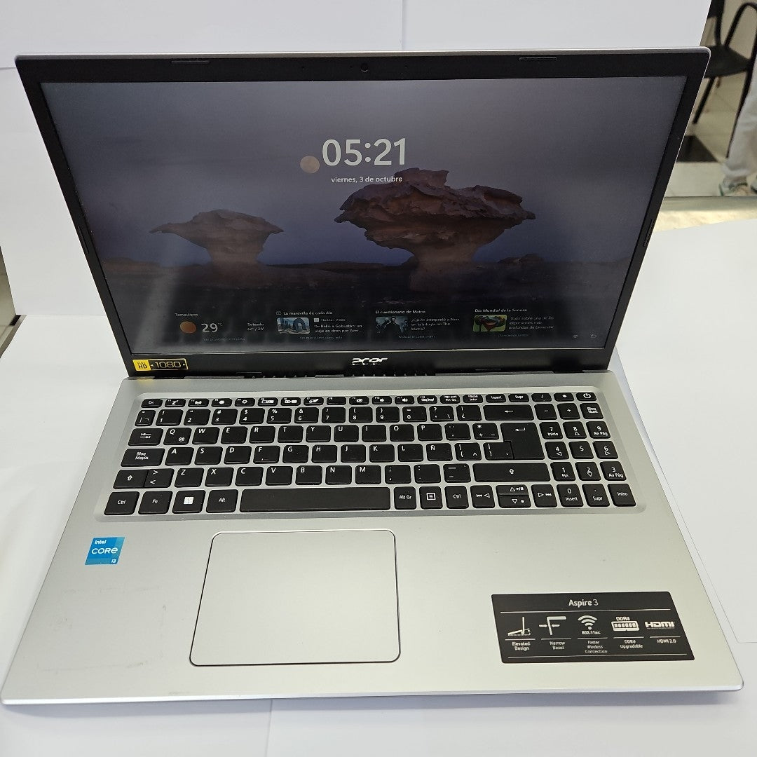 LAPTOP ACER ASPIRE 3 A315-58-3550 (2022) 128 GB SSD 4 GB RAM (SEMINUEVO)
