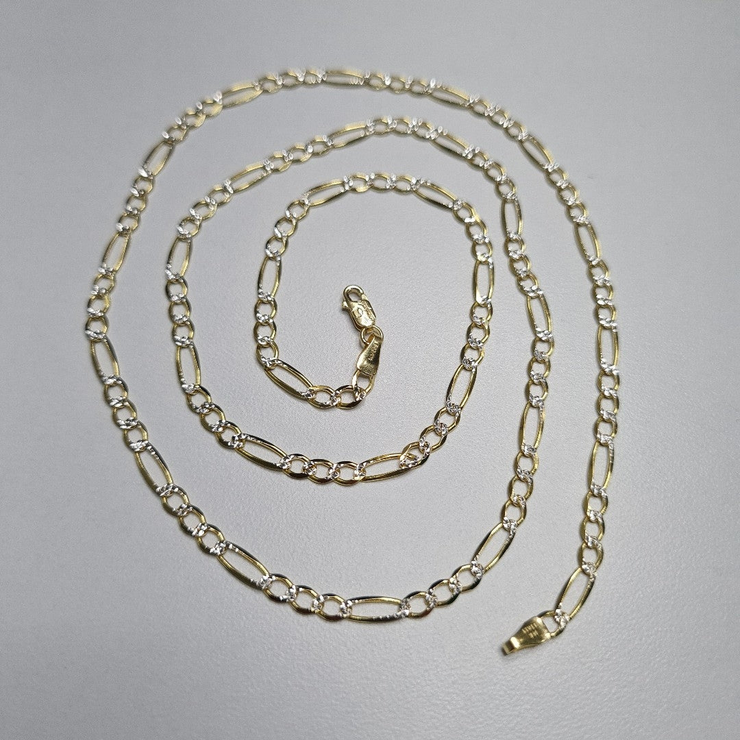 CADENAS CARTIER 3 1 DIAMANTADA ORO 14K 7.9 (NUEVO)