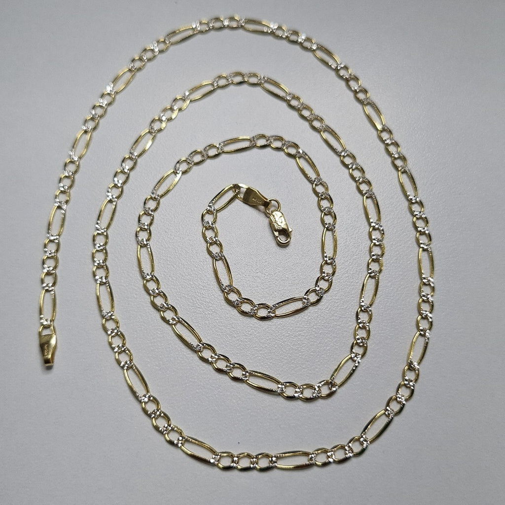 CADENAS CARTIER 3 1 DIAMANTADA ORO 14K 8.5 (NUEVO)