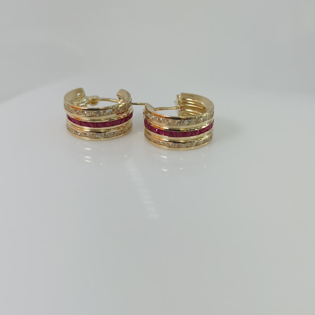 ARRACADAS ORO 14K 2.7 (NUEVO)