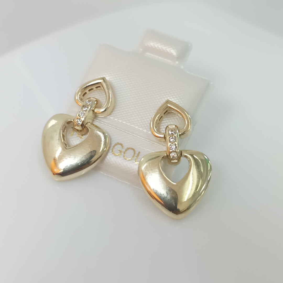 BROQUELES ORO 14K 3.4 (NUEVO)