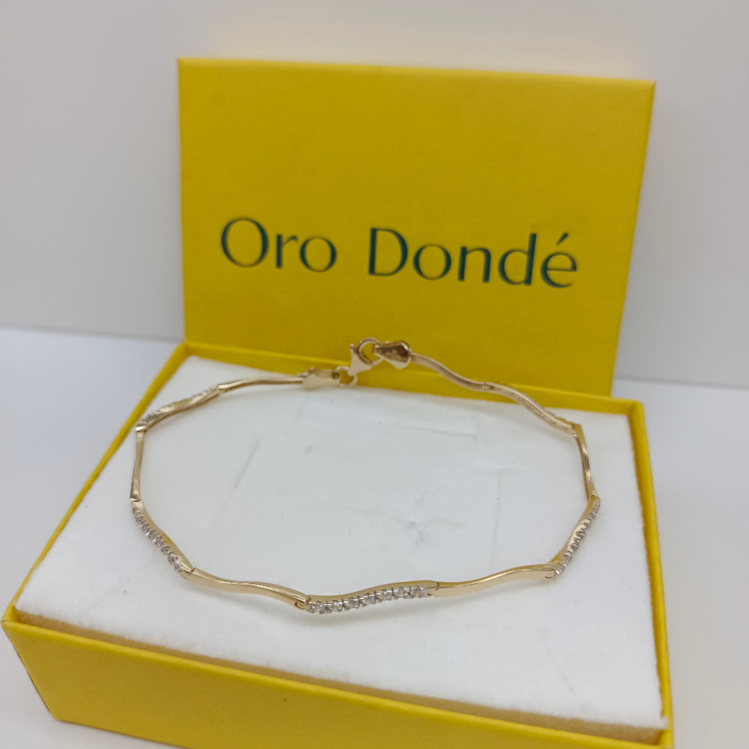 PULSERAS DAMA ORO 14K 3.6 (NUEVO)