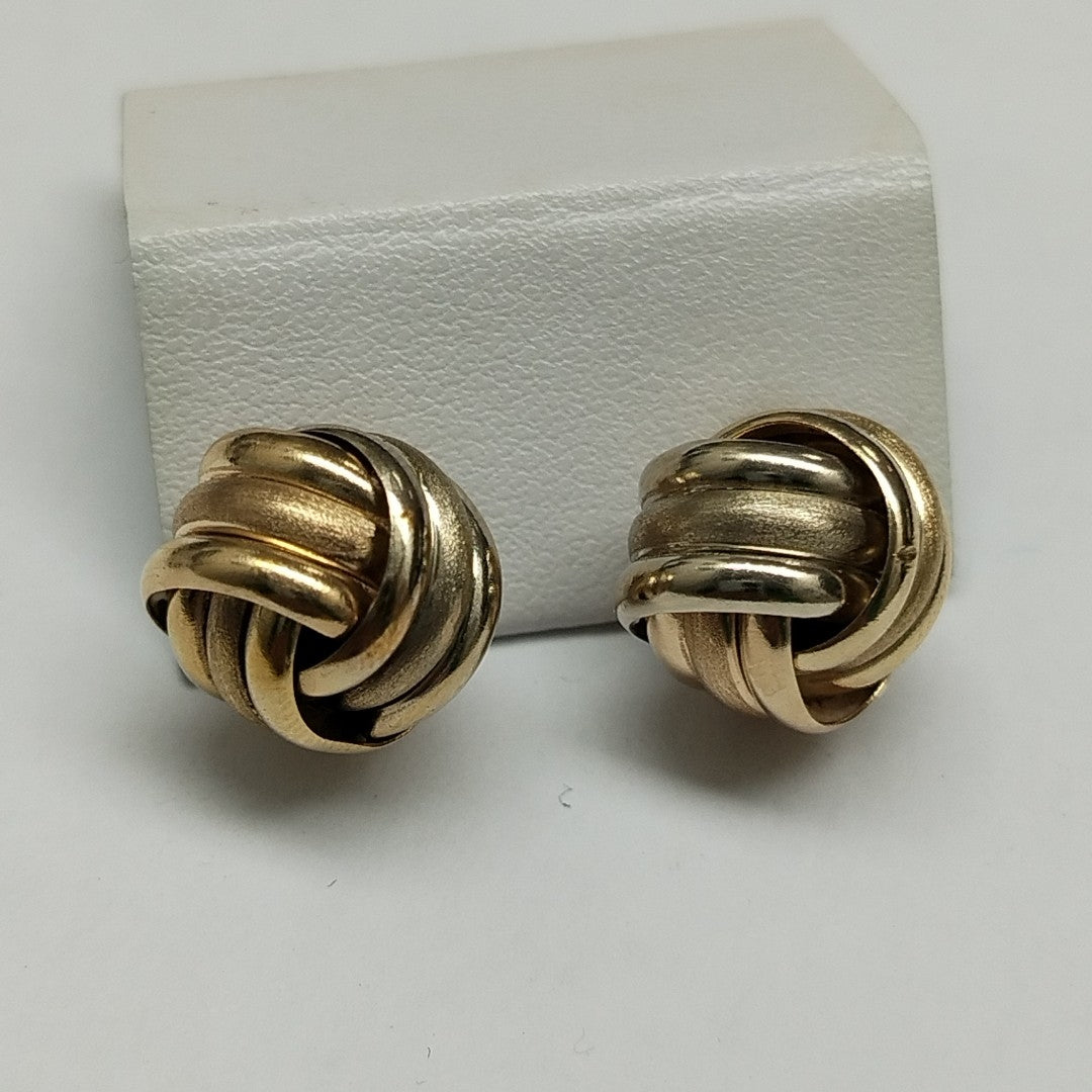 ARETES PAR ORO 10 K 4,10 GRMS (SEMINUEVO)