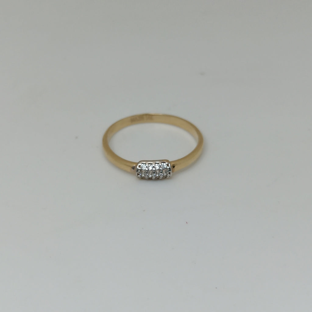 ANILLOS DAMA ORO 14K 1.5 (NUEVO)