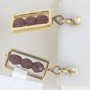 ARETES PAR ORO 14 K 4,60 GRMS (SEMINUEVO)