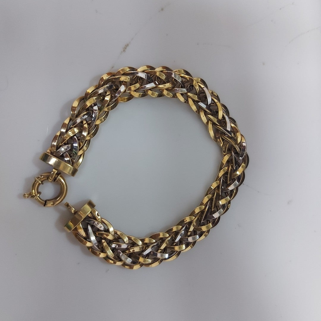 PULSERA. ORO. 14 K 12.6 GRMS (SEMINUEVO)
