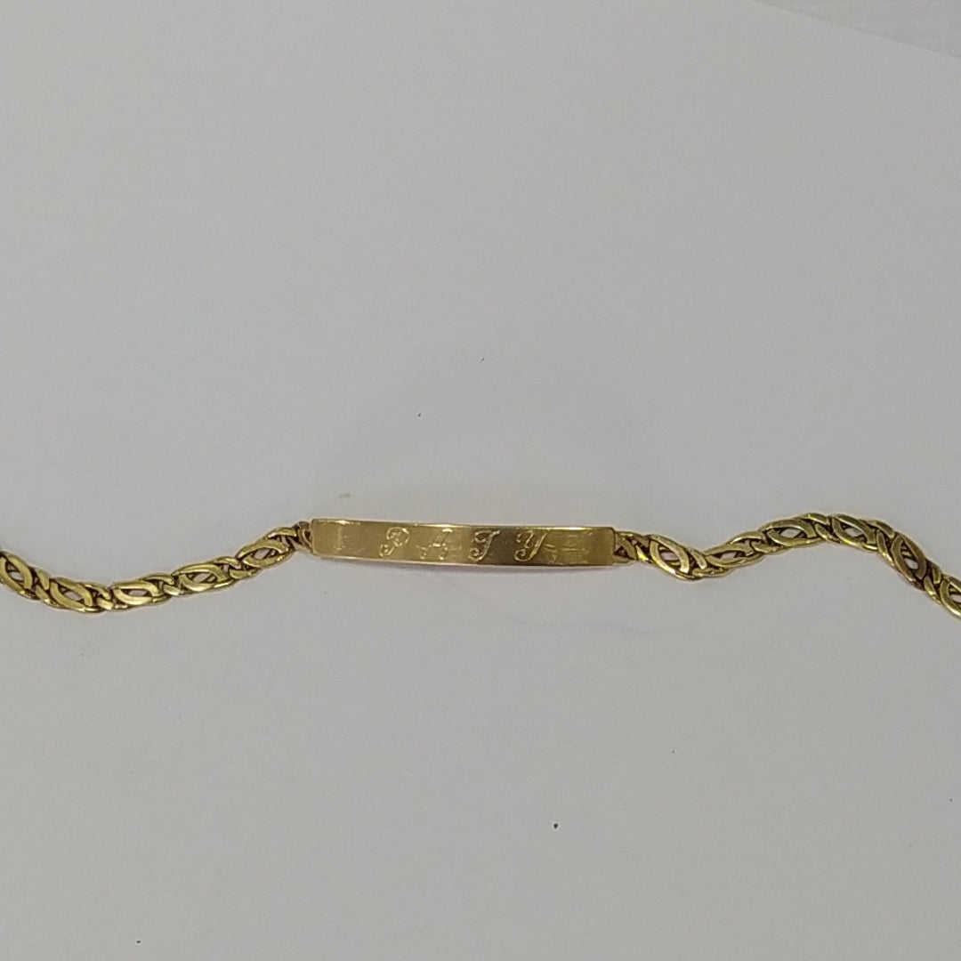 ESCLAVA. ORO. 14 K 7.4 GRMS (SEMINUEVO)