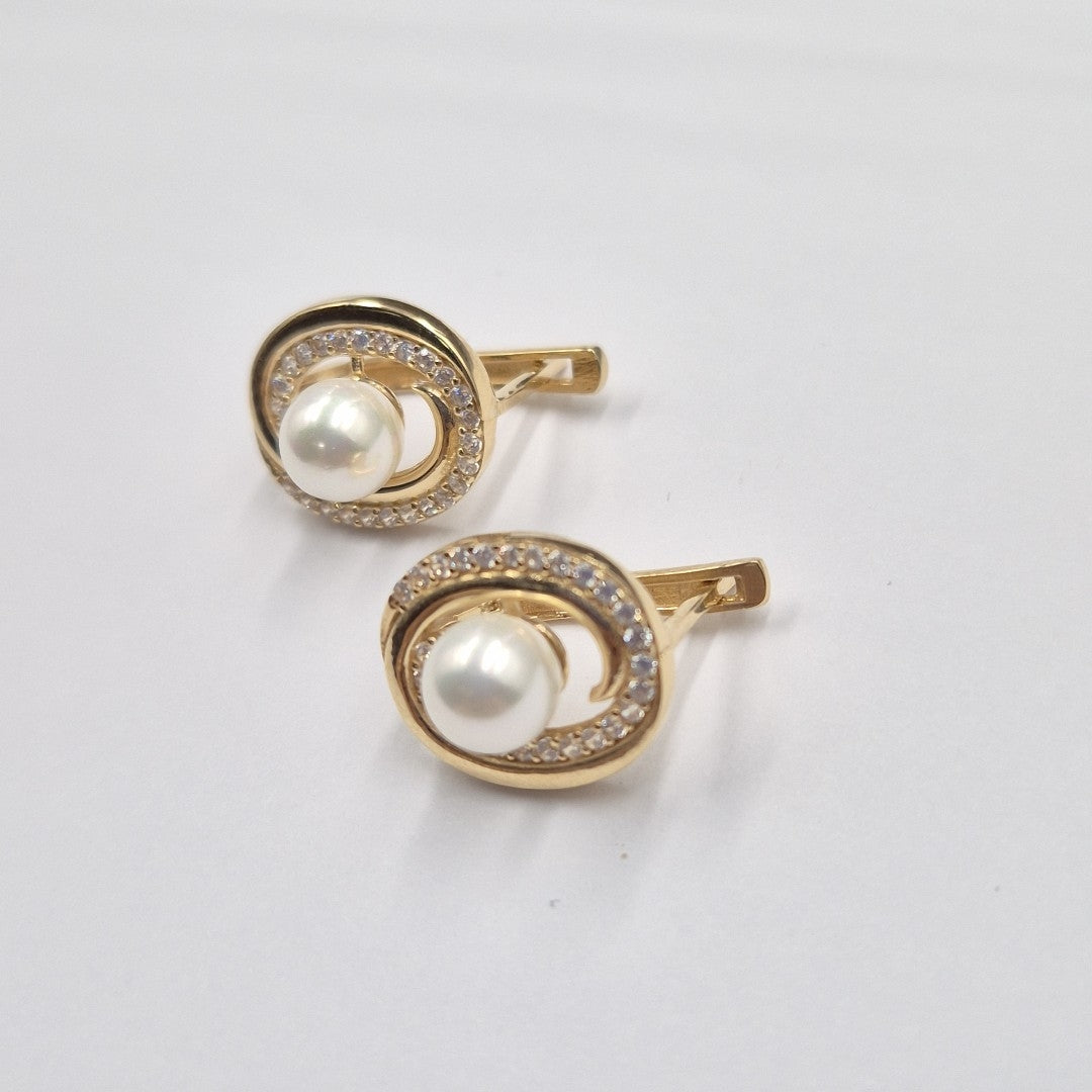 BROQUELES ORO 14K 3.9 (NUEVO)