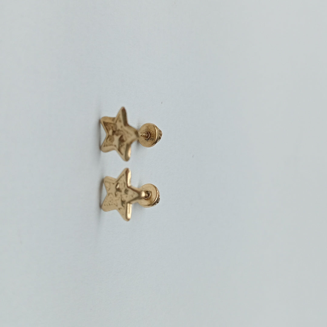 BROQUELES PAR. ORO. 14 K 0.3 GRMS (SEMINUEVO)
