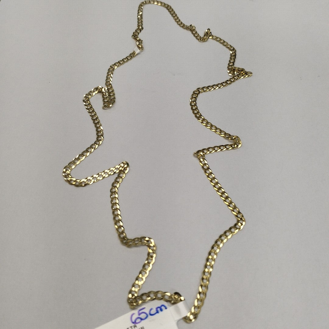 CADENAS BARBADA AMARILLA ORO 14K 8 (NUEVO)