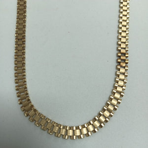 GARGANTILLA. ORO. 14 K 20.4 GRMS (SEMINUEVO)