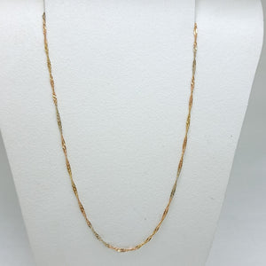 CADENA ORO,ORO COMBINADO 10 K 2,70 GRMS (SEMINUEVO)