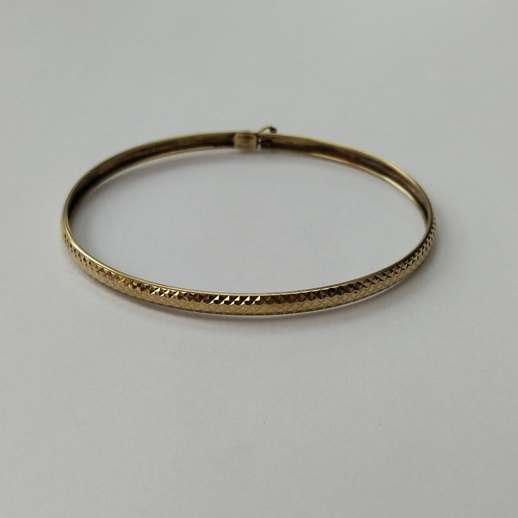 PULSERA RIGIDA. ORO. 10 K 3.8 GRMS (SEMINUEVO)