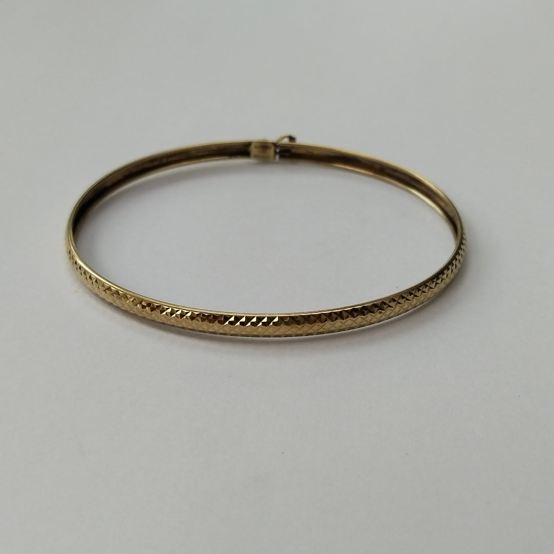 PULSERA RIGIDA. ORO. 10 K 3.8 GRMS (SEMINUEVO)