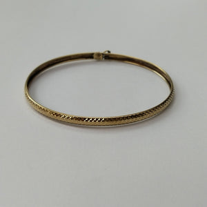 PULSERA RIGIDA. ORO. 10 K 3.8 GRMS (SEMINUEVO)