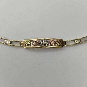 ESCLAVA ORO COMBINADO 10 K 9,30 GRMS (SEMINUEVO)