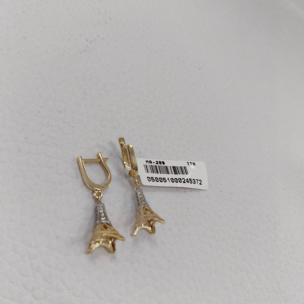 BROQUELES ORO 14K 3.3 (NUEVO)