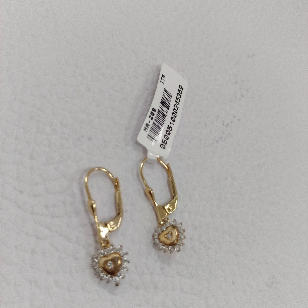 BROQUELES ORO 14K 2.1 (NUEVO)
