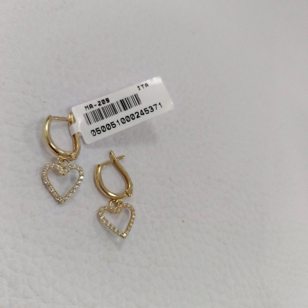 BROQUELES ORO 14K 1.9 (NUEVO)