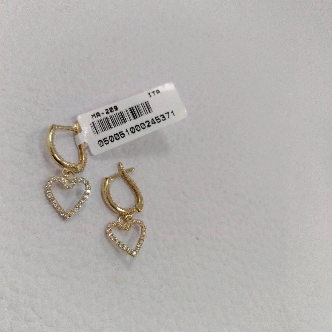 BROQUELES ORO 14K 1.9 (NUEVO)