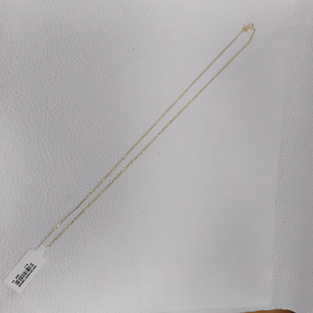 CADENAS BARBADA DIAMANTADA ORO 14K 2.1 (NUEVO)