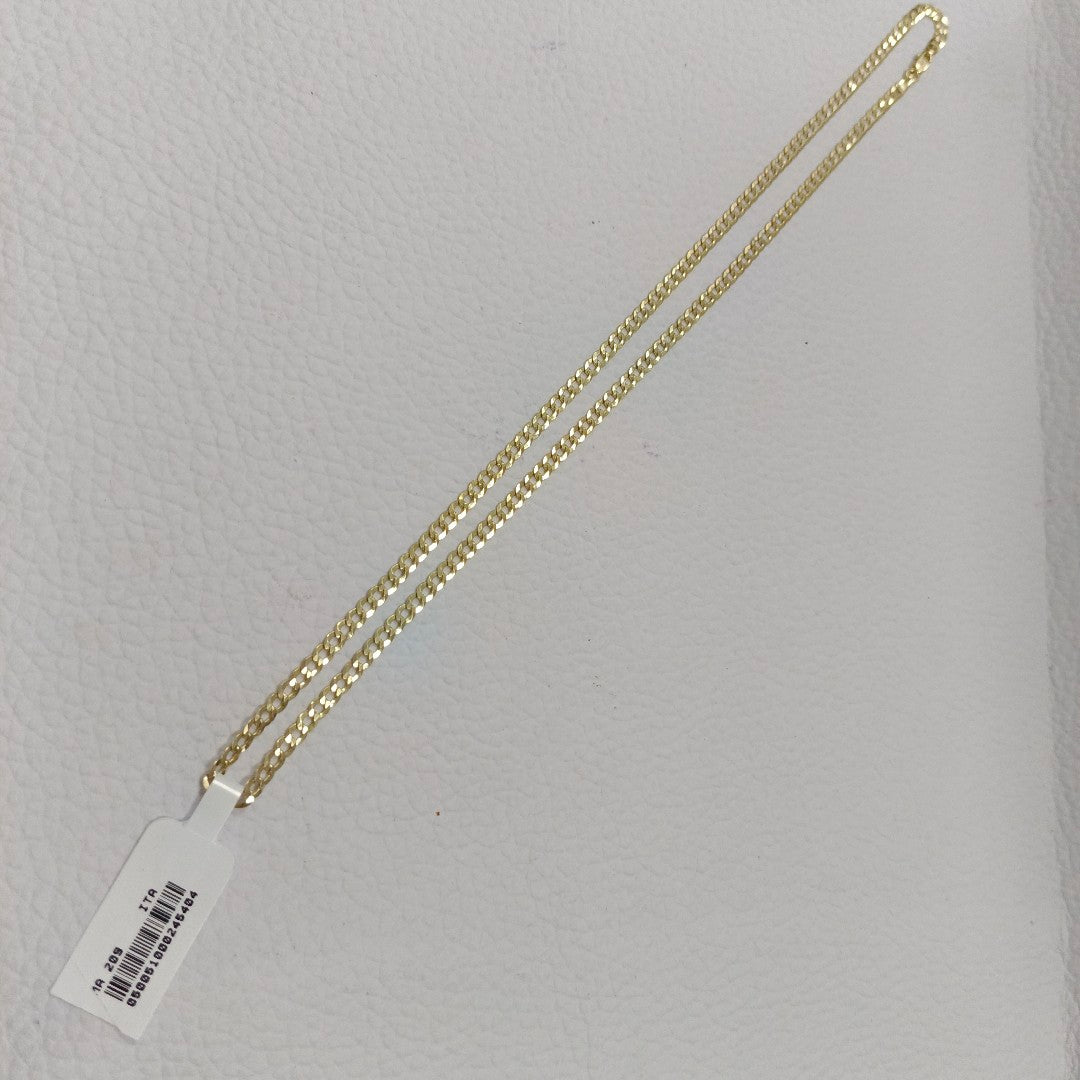 CADENAS BARBADA AMARILLA ORO 10K 5.8 (NUEVO)