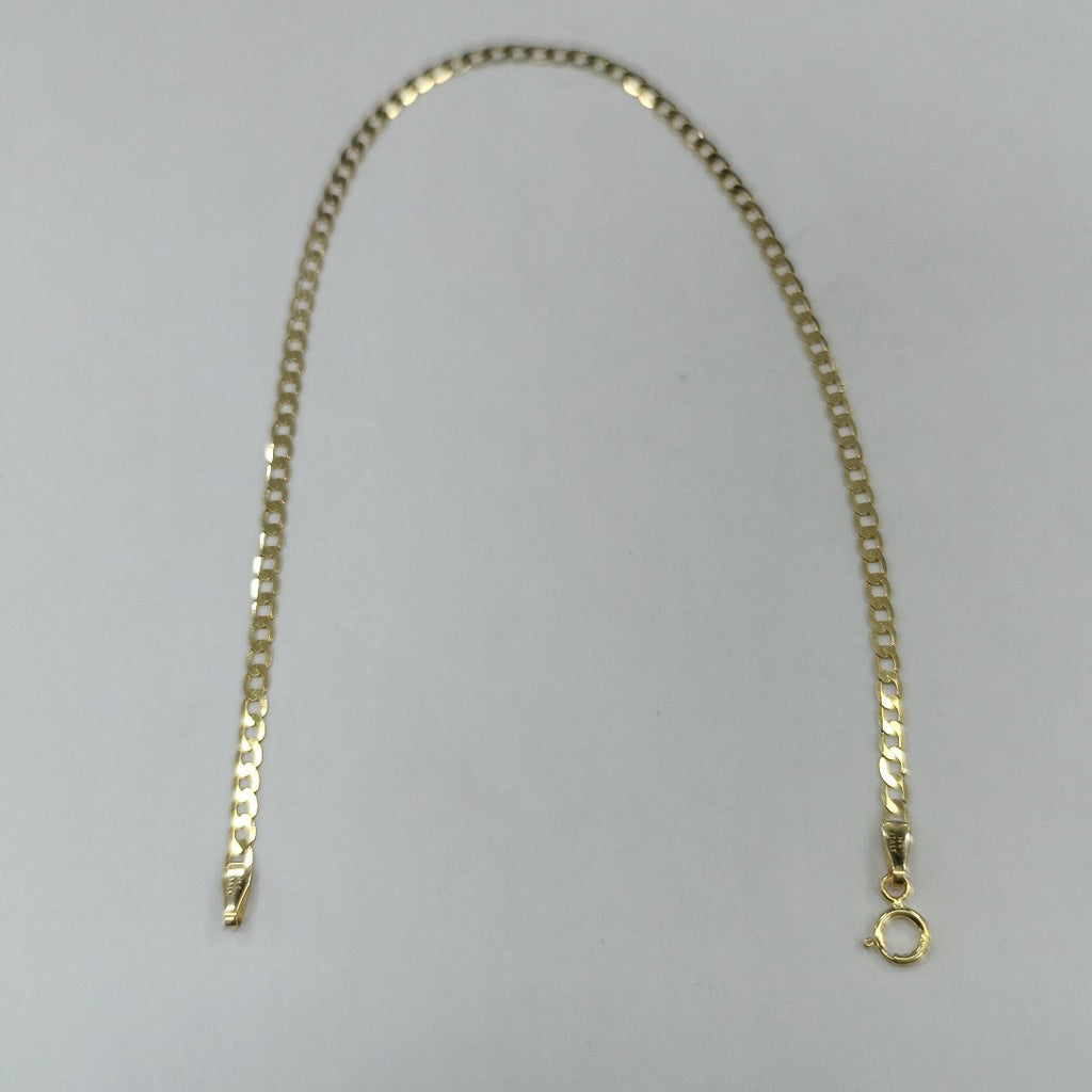 PULSERAS CABALLERO BARBADA AMARILLA ORO 14K 1.6 (NUEVO)