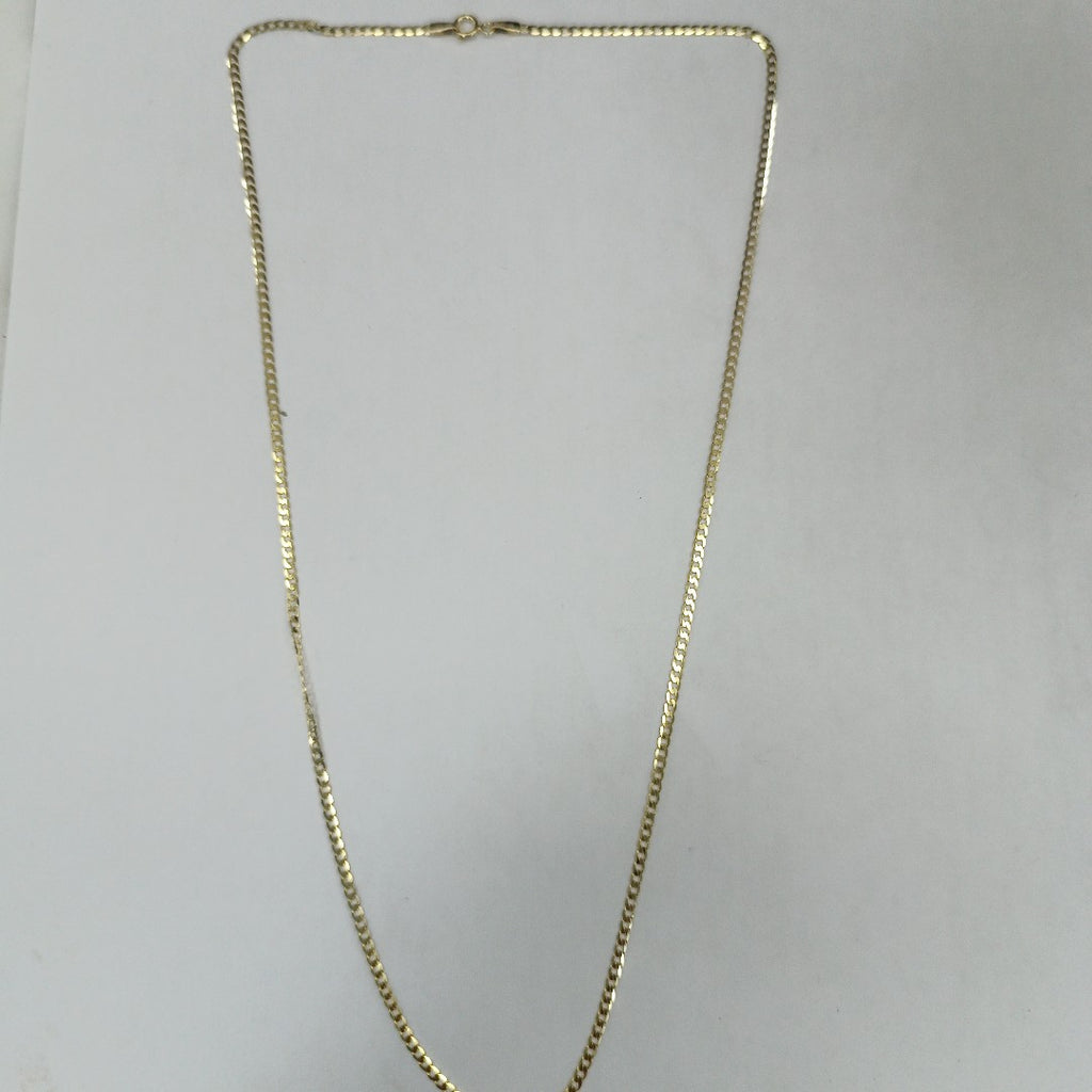 CADENAS BARBADA AMARILLA ORO 10K 2.5 (NUEVO)