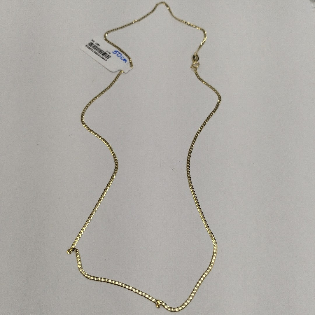 CADENAS BARBADA AMARILLA ORO 14K 1.9 (NUEVO)