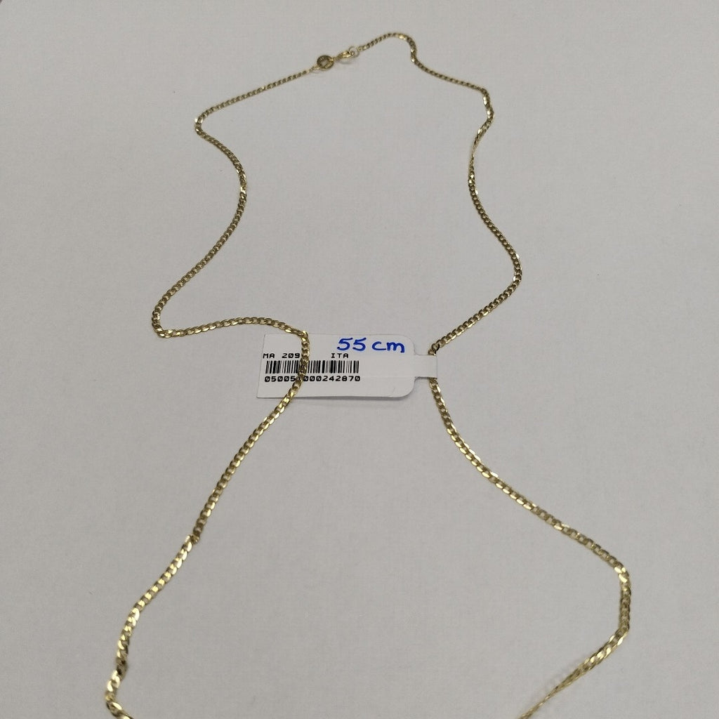 CADENAS BARBADA AMARILLA ORO 14K 1.8 (NUEVO)