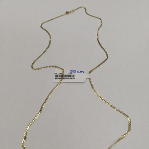 CADENAS BARBADA AMARILLA ORO 14K 1.8 (NUEVO)