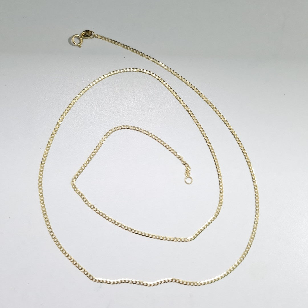 CADENAS BARBADA AMARILLA ORO 14K 1.8 (NUEVO)