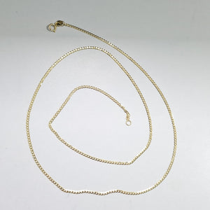 CADENAS BARBADA AMARILLA ORO 14K 1.8 (NUEVO)