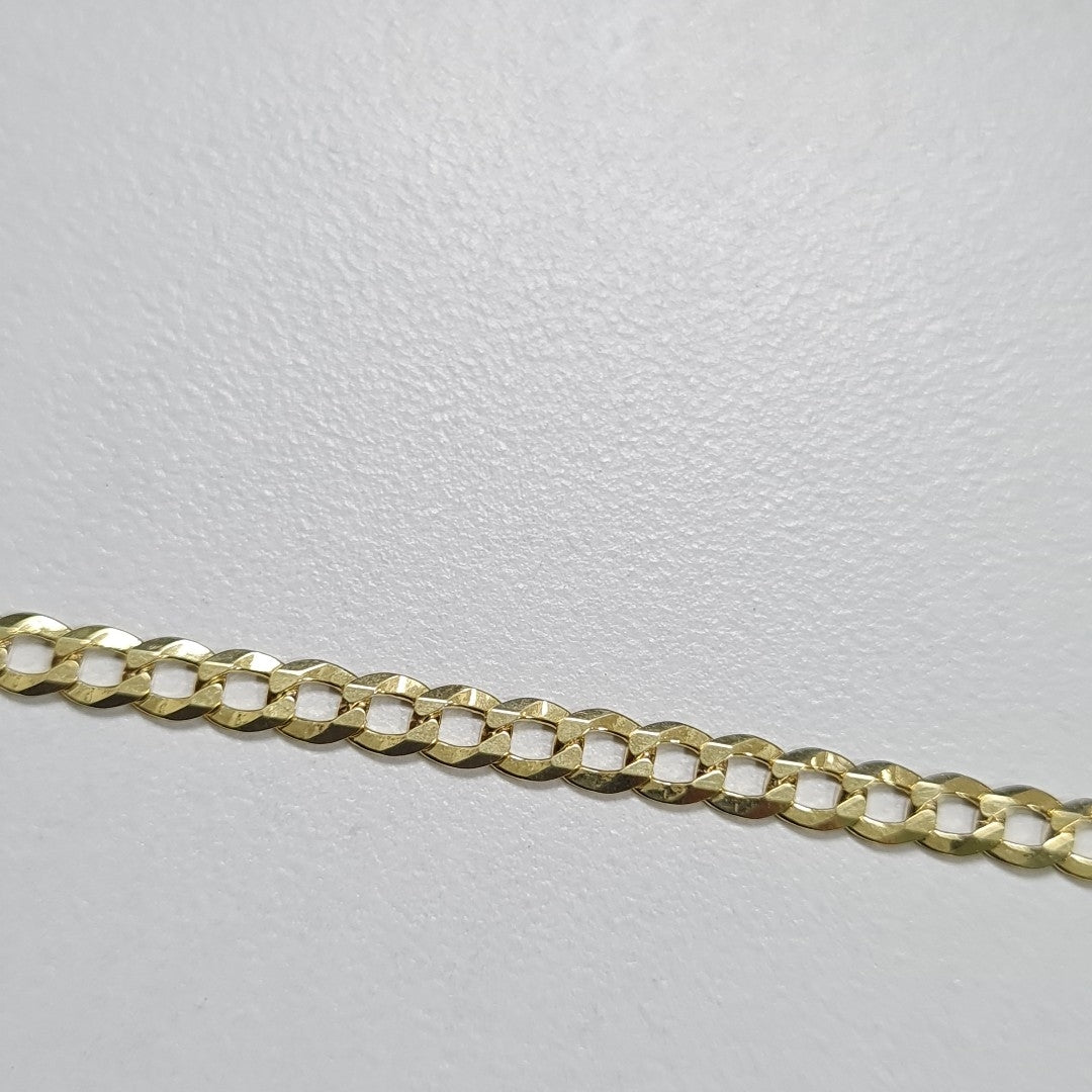 CADENAS BARBADA AMARILLA ORO 14K 6.6 (NUEVO)