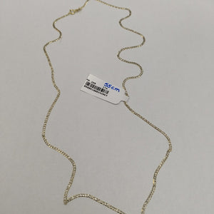 CADENAS BARBADA DIAMANTADA ORO 14K 2 (NUEVO)