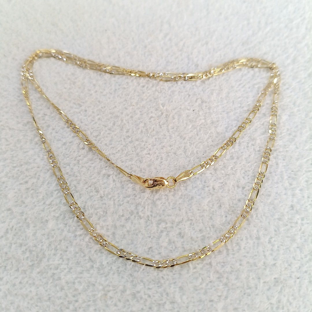 CADENAS CARTIER 3 1 DIAMANTADA ORO 14K 5.1 (NUEVO)