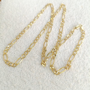 CADENAS CARTIER 3 1 AMARILLA ORO 14K 12.1 (NUEVO)