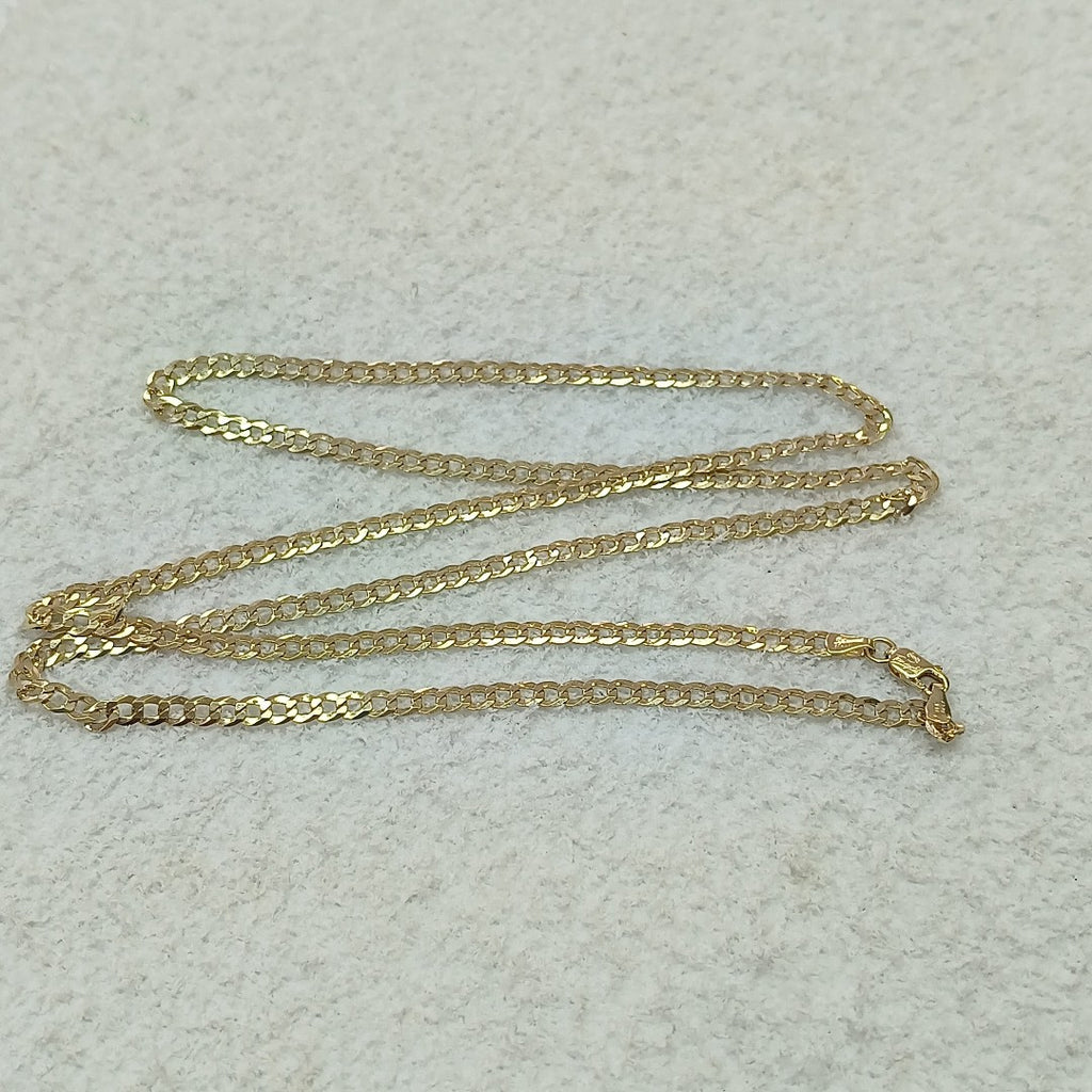 CADENAS BARBADA AMARILLA ORO 14K 8.1 (NUEVO)