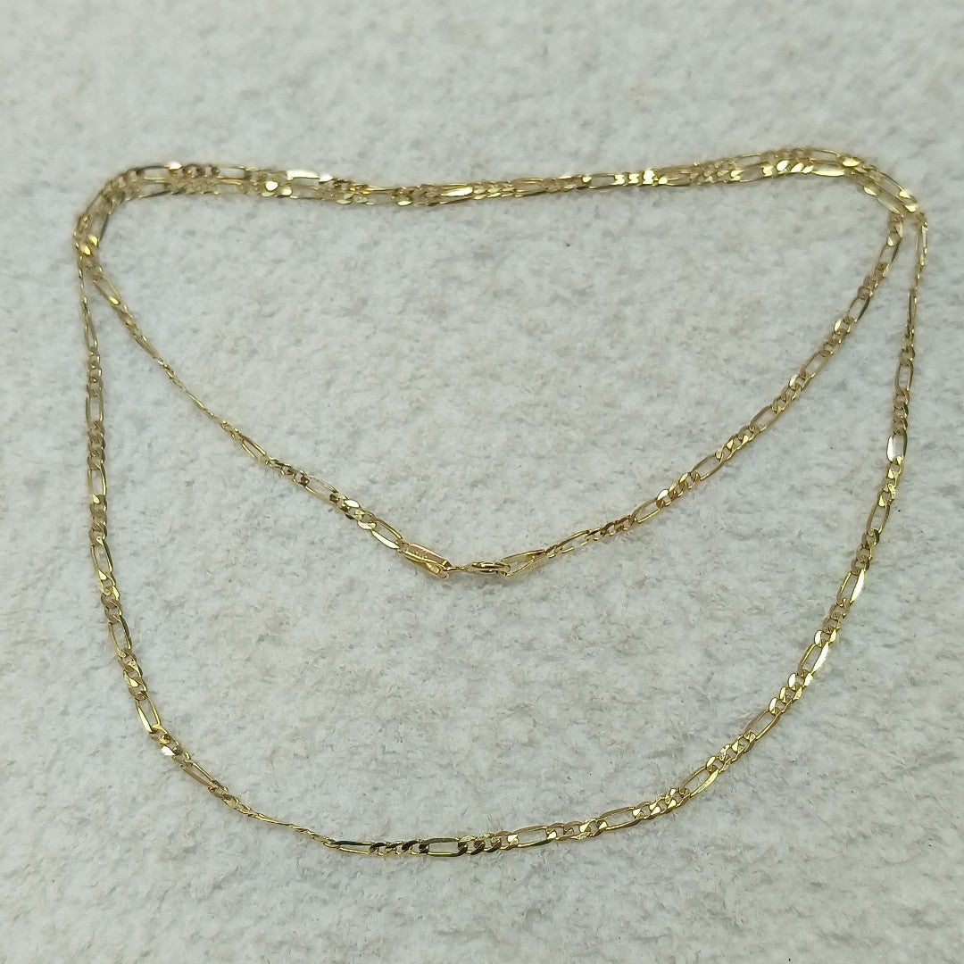 CADENAS CARTIER 3 1 AMARILLA ORO 14K 3.2 (NUEVO)