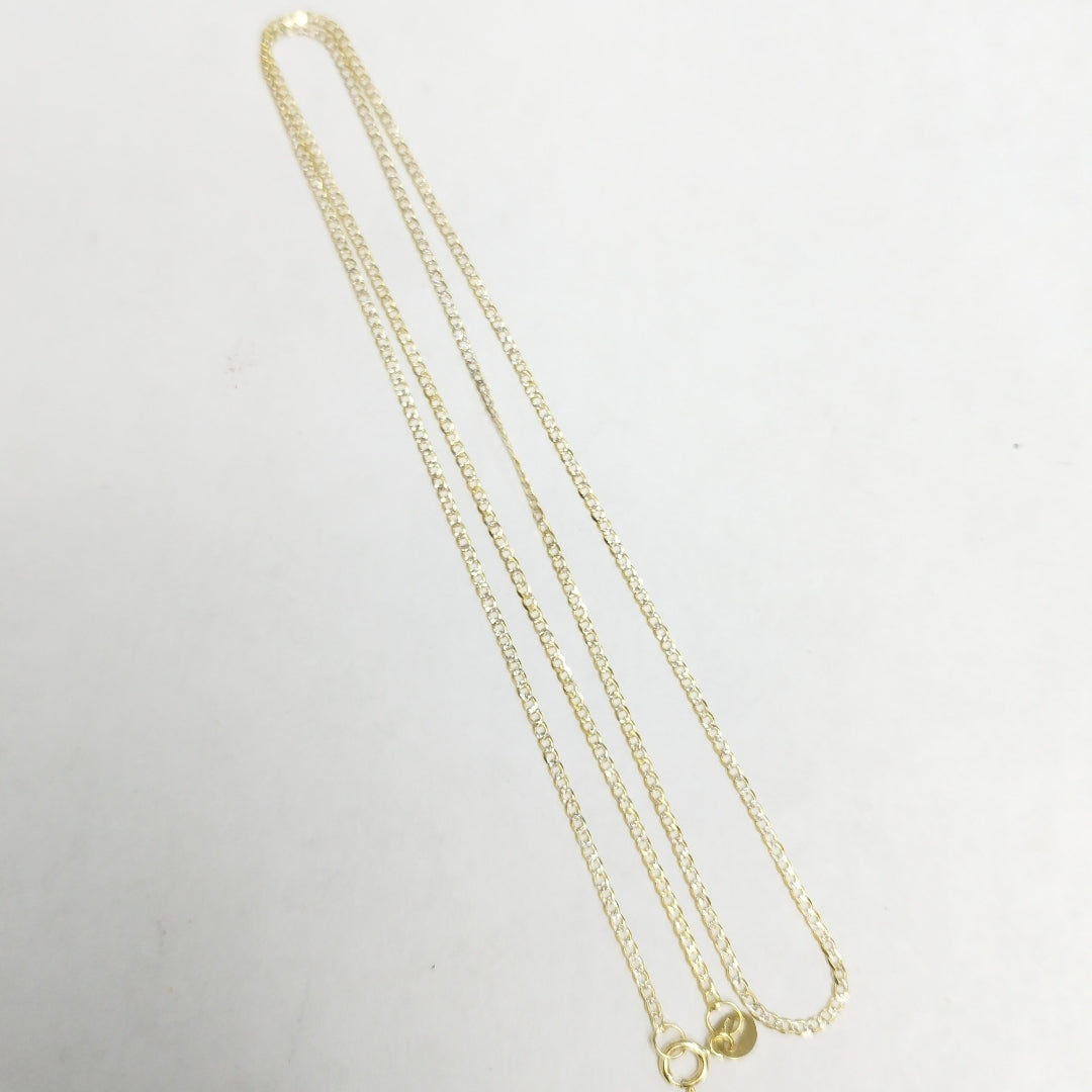 CADENAS BARBADA DIAMANTADA ORO 14K 2.3 (NUEVO)